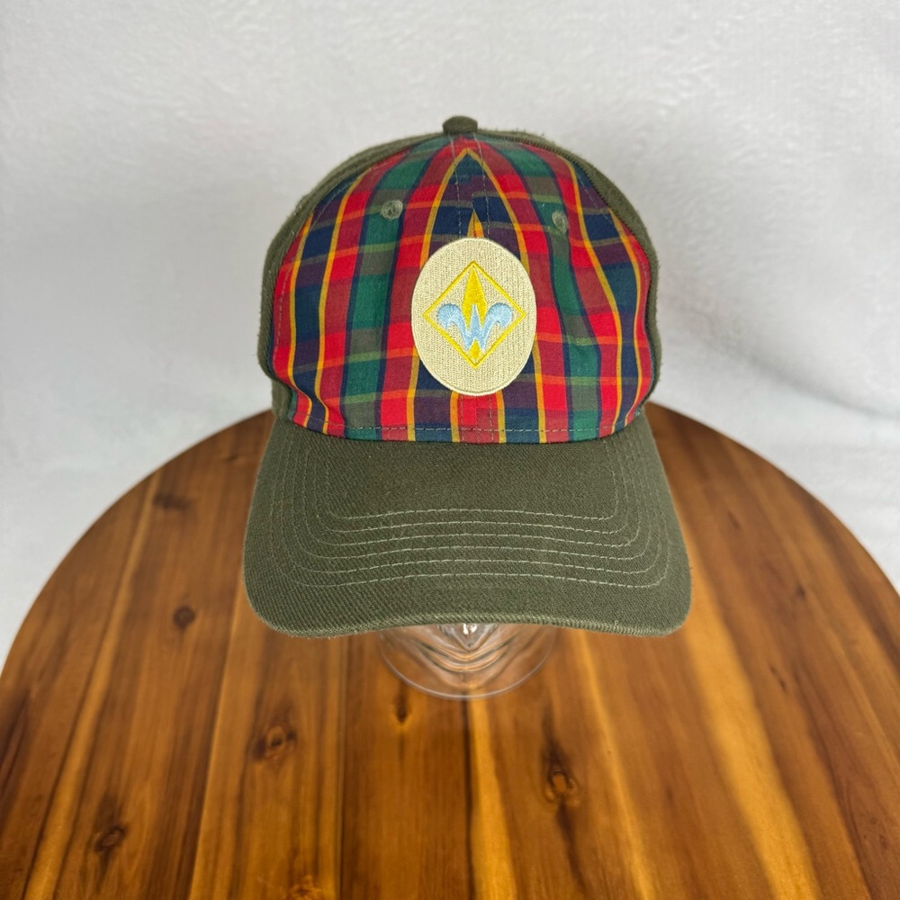 Plaid Green and Red Women's Hat